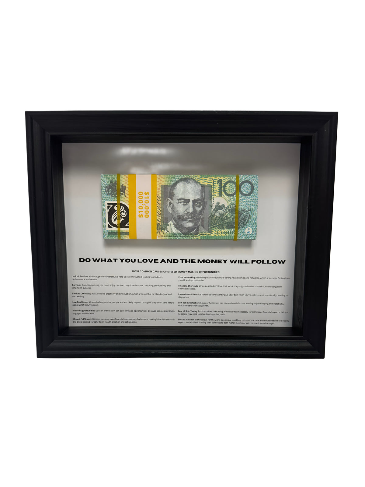 The Money Mindset Frame by Uhoh Studio – view 1